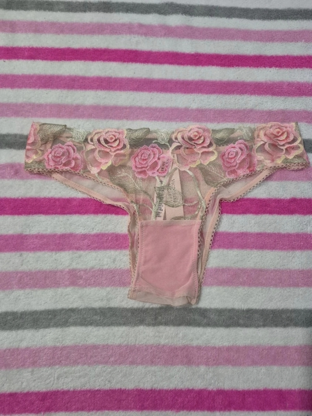 Victoria Secret Embroidery Brazilian Panty